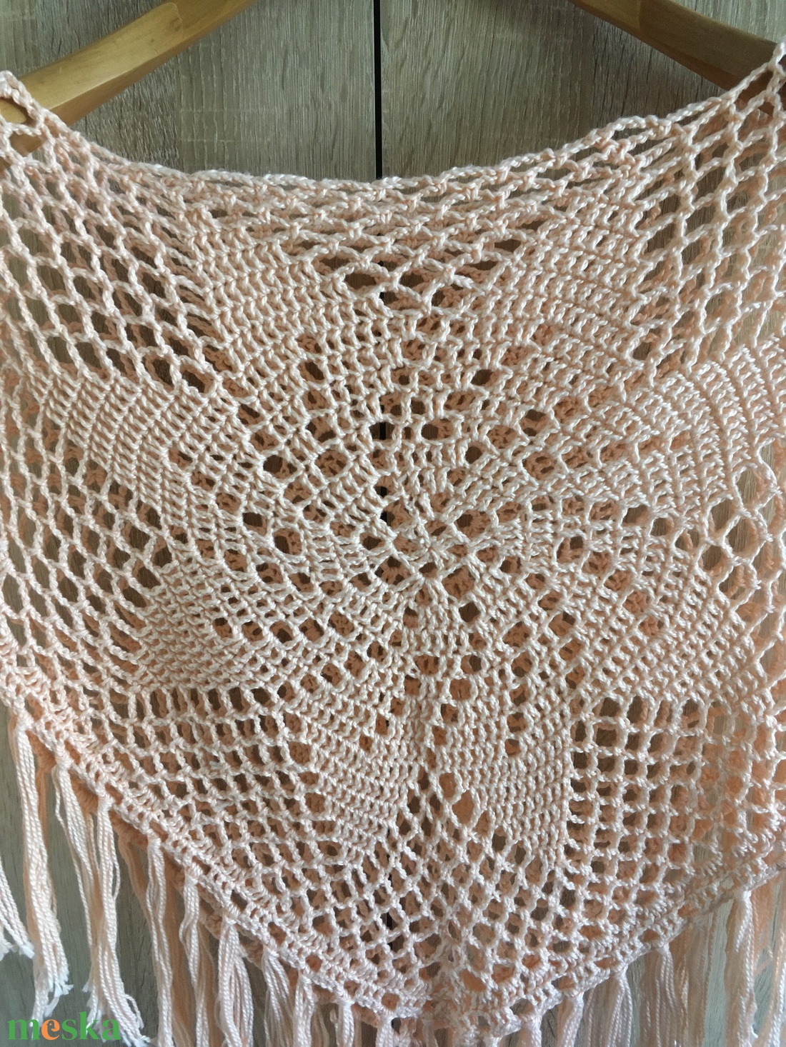 Barack poncsó  - ruha & divat - női ruha - poncsó - Meska.hu Barack poncsó  - ruha & divat - női ruha - poncsó - Meska.hu