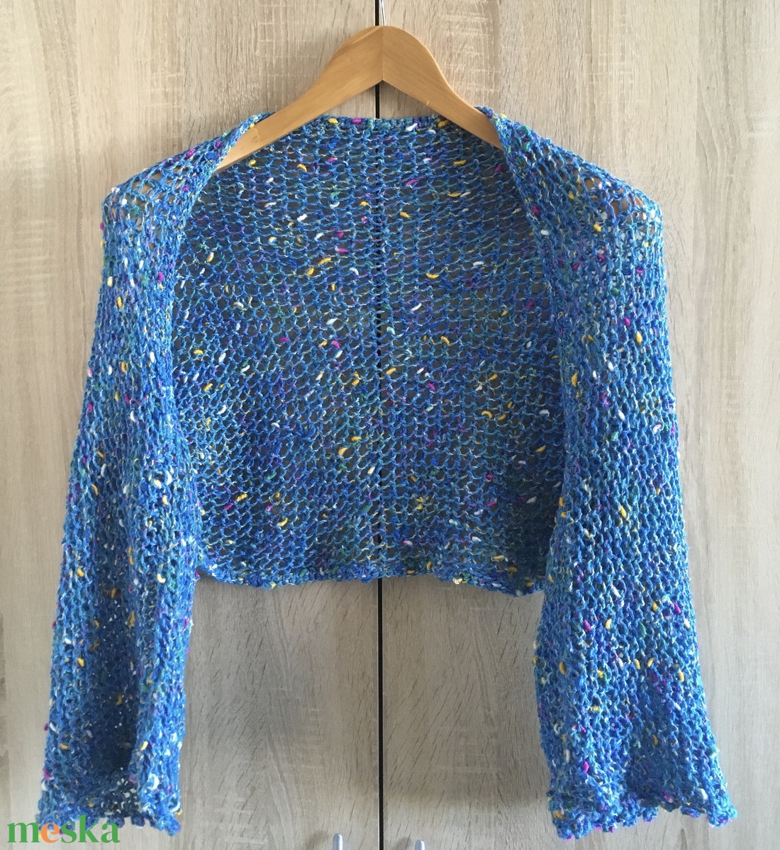 Kötött boho boleró  - ruha & divat - női ruha - bolero - Meska.hu
