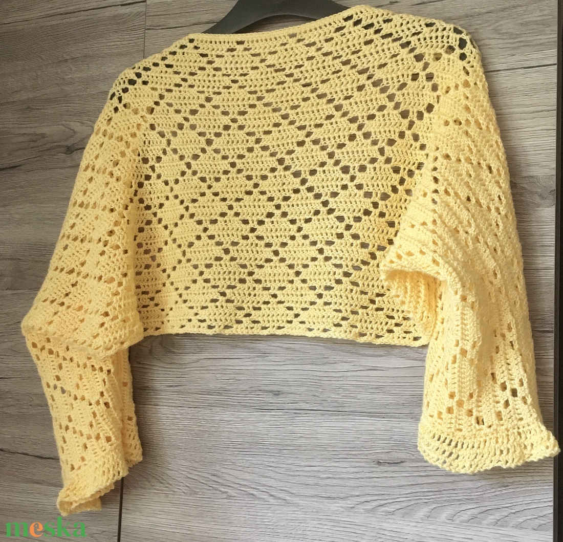 Rombusz bolero - esküvő - kiegészítők - bolero és válltakaró - Meska.hu Rombusz bolero - esküvő - kiegészítők - bolero és válltakaró - Meska.hu