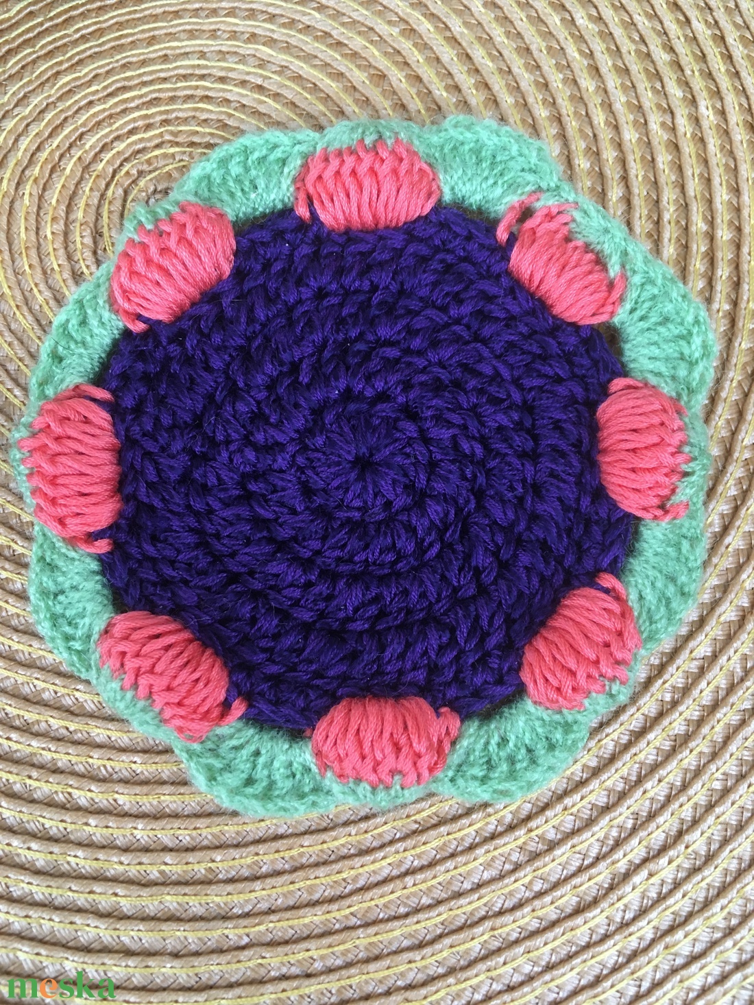 Sütőtökös bögrealátétek - otthon & életmód - dekoráció - asztal és polc dekoráció - asztaldísz - Meska.hu