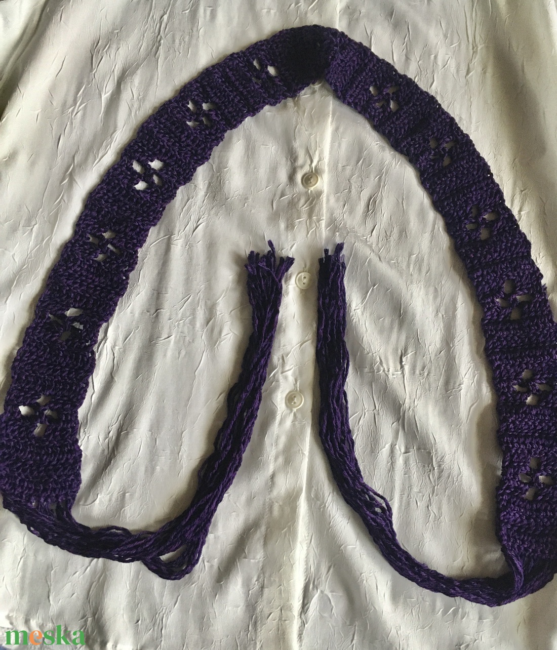 Lila öv - ruha & divat - öv & övcsat - öv - Meska.hu