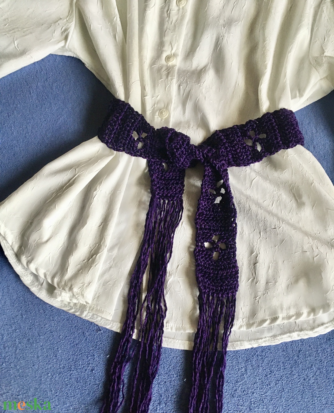 Lila öv - ruha & divat - öv & övcsat - öv - Meska.hu