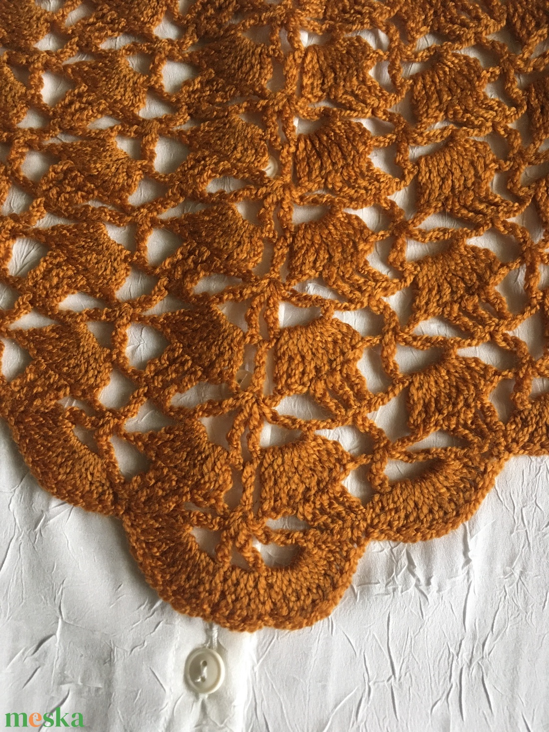 Karamella kendő - ruha & divat - sál, sapka, kendő - kendő - Meska.hu