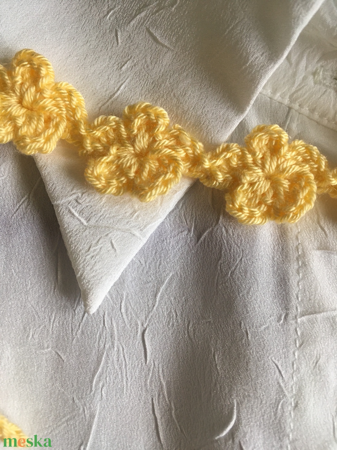 Sárga nyakpánt - ékszer - nyaklánc - nyakpánt, gallér - Meska.hu