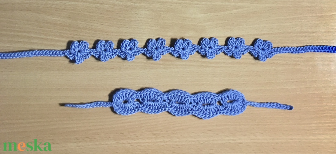 Kék szett  - ékszer - nyaklánc - nyakpánt, gallér - Meska.hu