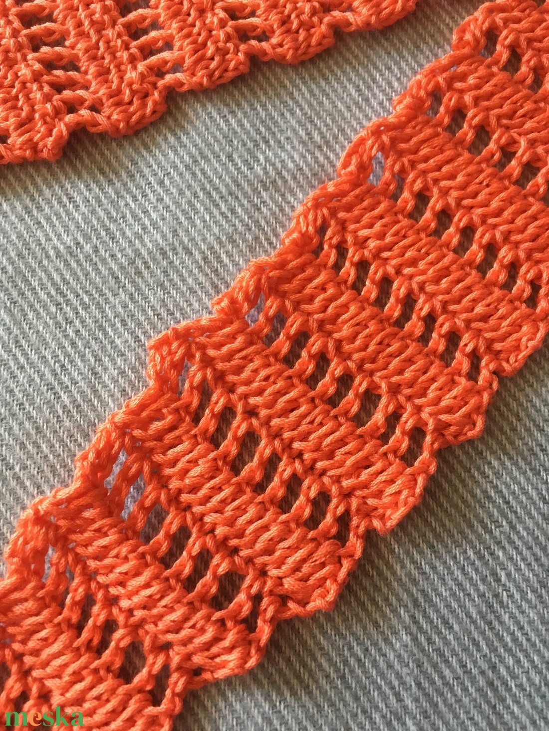 Narancs fejpánt - ruha & divat - sál, sapka, kendő - fejpánt - Meska.hu