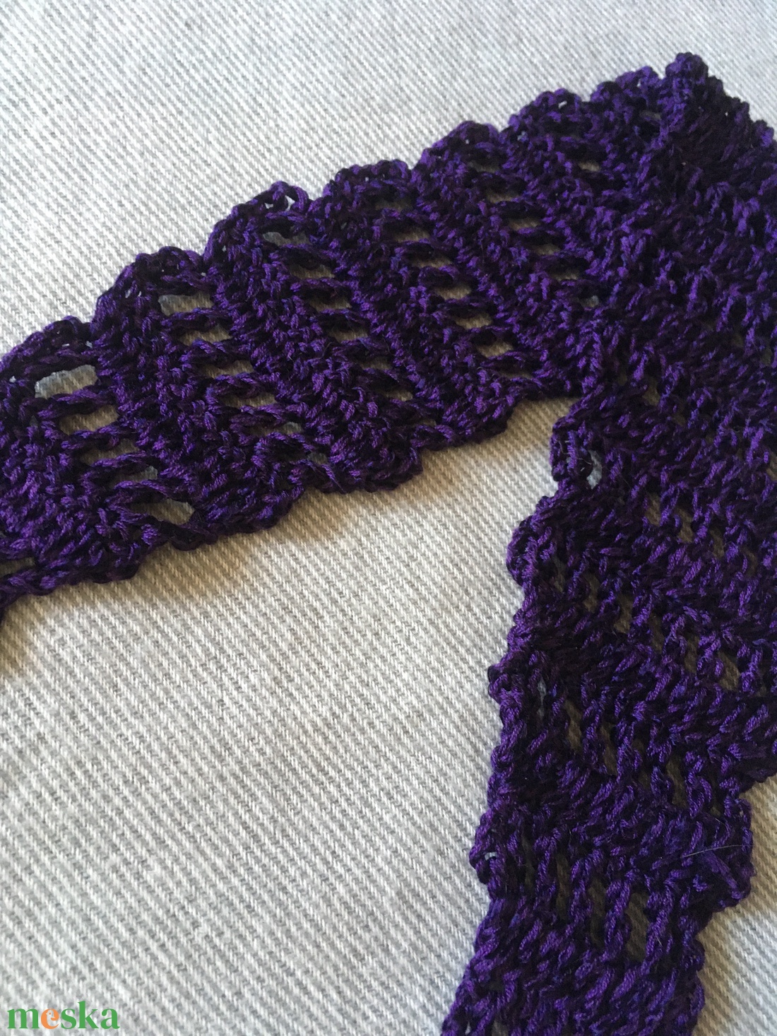 Lila fejpánt - ruha & divat - sál, sapka, kendő - fejpánt - Meska.hu