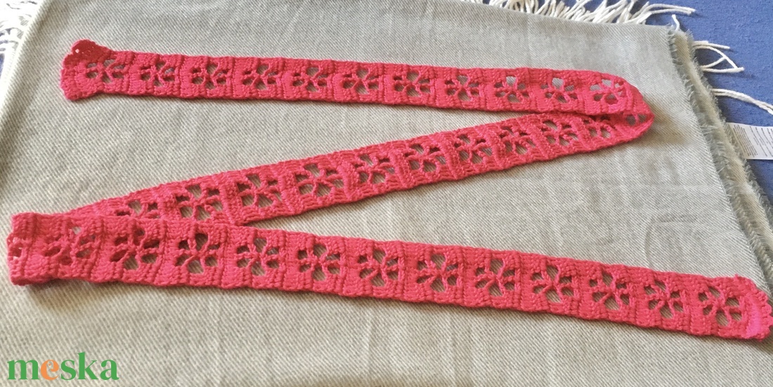 Keskeny dekorsál - ruha & divat - sál, sapka, kendő - sál - Meska.hu