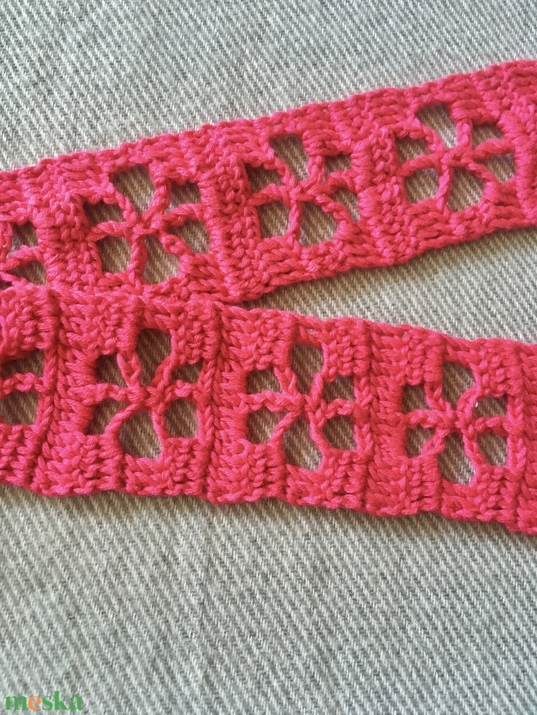 Keskeny dekorsál - ruha & divat - sál, sapka, kendő - sál - Meska.hu