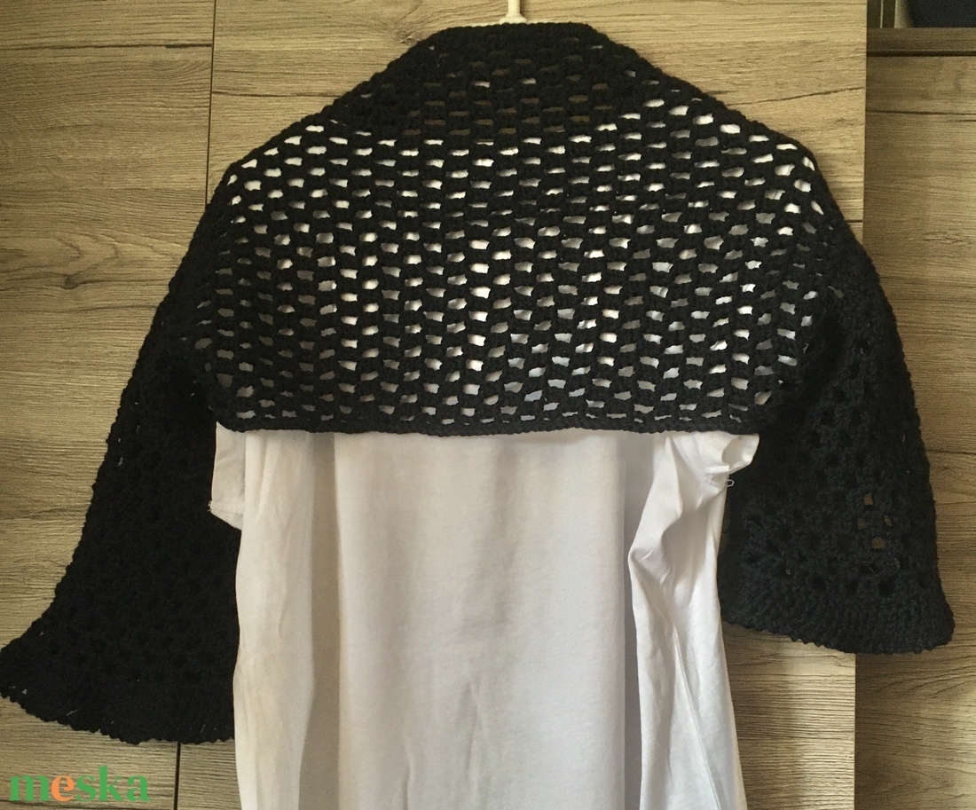 Fekete bolero - ruha & divat - női ruha - bolero - Meska.hu