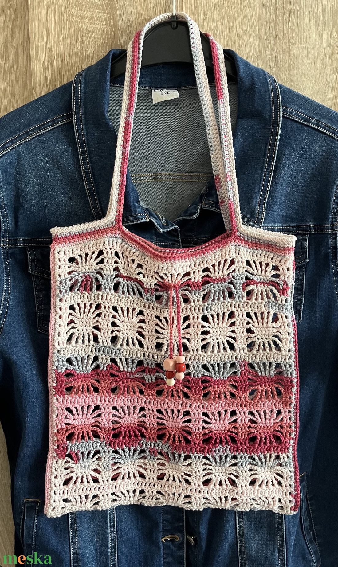 Batik csillag szatyor - táska & tok - kézitáska & válltáska - válltáska - Meska.hu