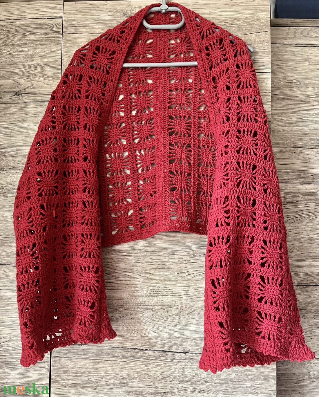 Borvörös  bolero/shrug - ruha & divat - női ruha - bolero - Meska.hu