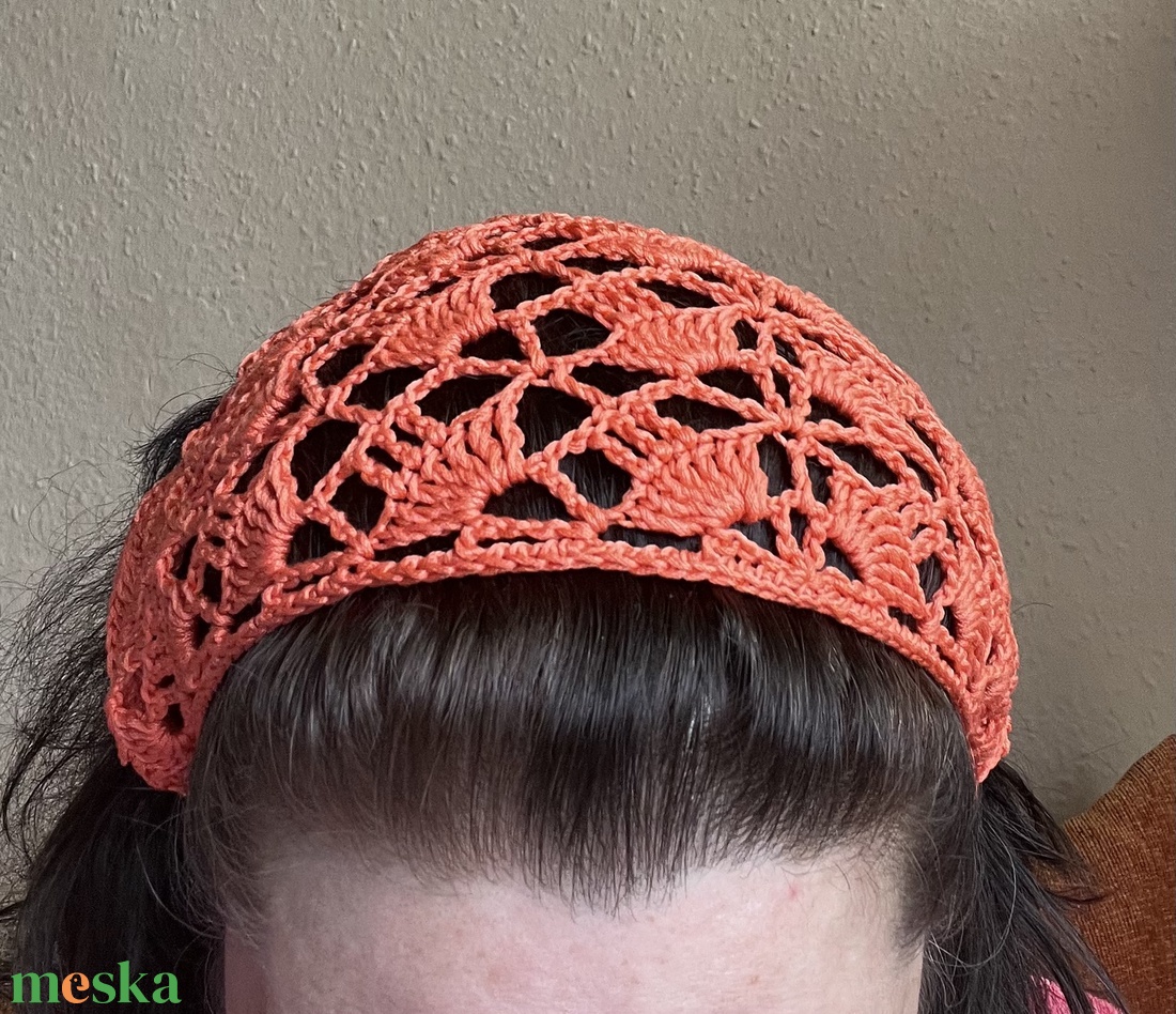 Sütőtök bandana kendő - ruha & divat - sál, sapka, kendő - kendő - Meska.hu