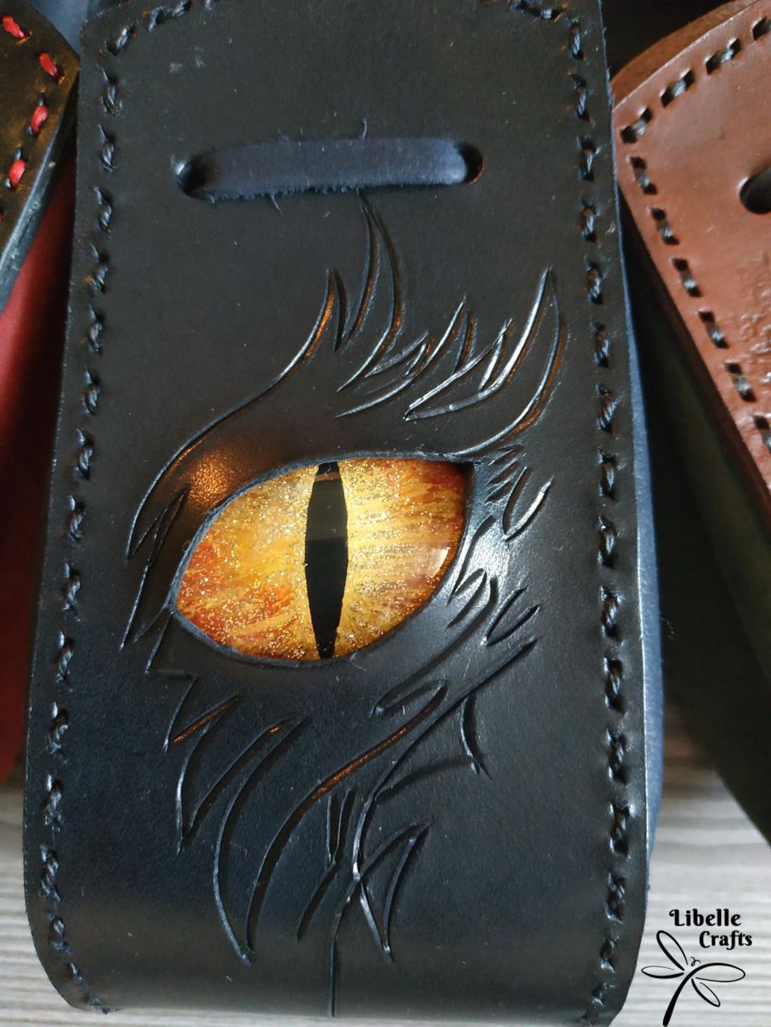 Sárkányszemes kockatartó szütyő - ARANY szemmel - játék & sport - táblajáték és kártyajáték - társasjátékok - dobókocka - Meska.hu