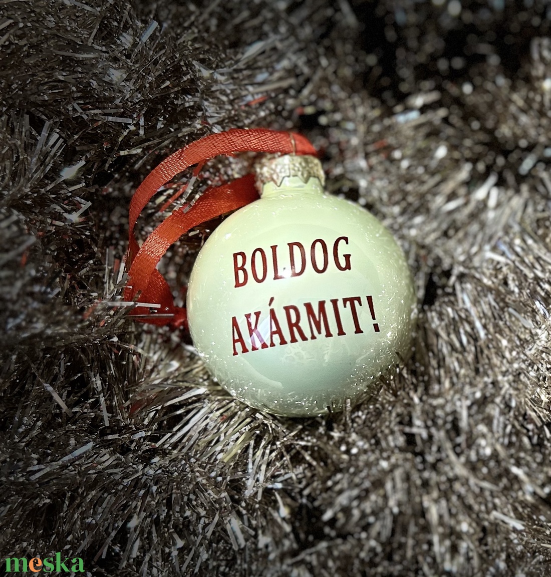 Grinches gravírozott karácsonyi üveggömb - karácsony - karácsonyi lakásdekoráció - karácsonyi lakásdíszek - Meska.hu