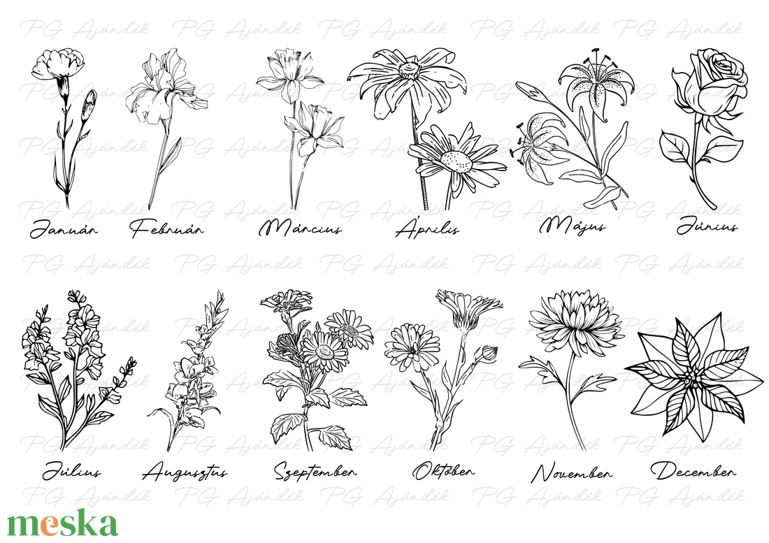 Születési virágos, névre gravírozott fa kulcstartó � egyedi nőnapi ajándék - táska & tok - kulcstartó & táskadísz - kulcstartó - Meska.hu