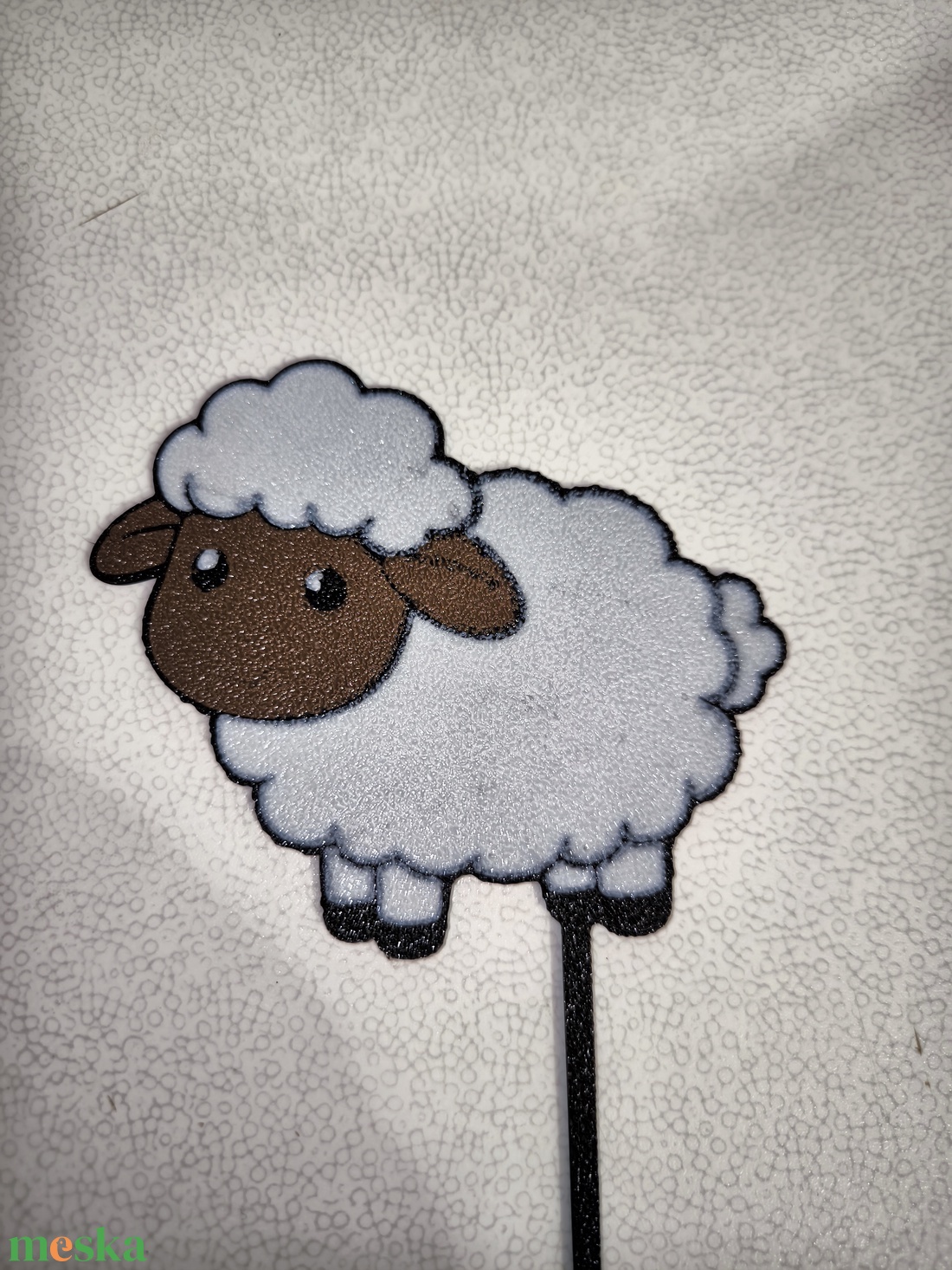 Leszurható bárány virágcserép dísz - otthon & életmód - virágdekoráció - virágdíszek - virágdísz kaspóban - Meska.hu