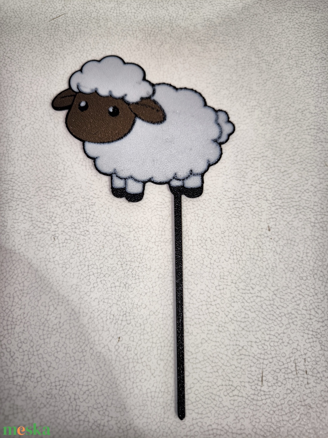 Leszurható bárány virágcserép dísz - otthon & életmód - virágdekoráció - virágdíszek - virágdísz kaspóban - Meska.hu