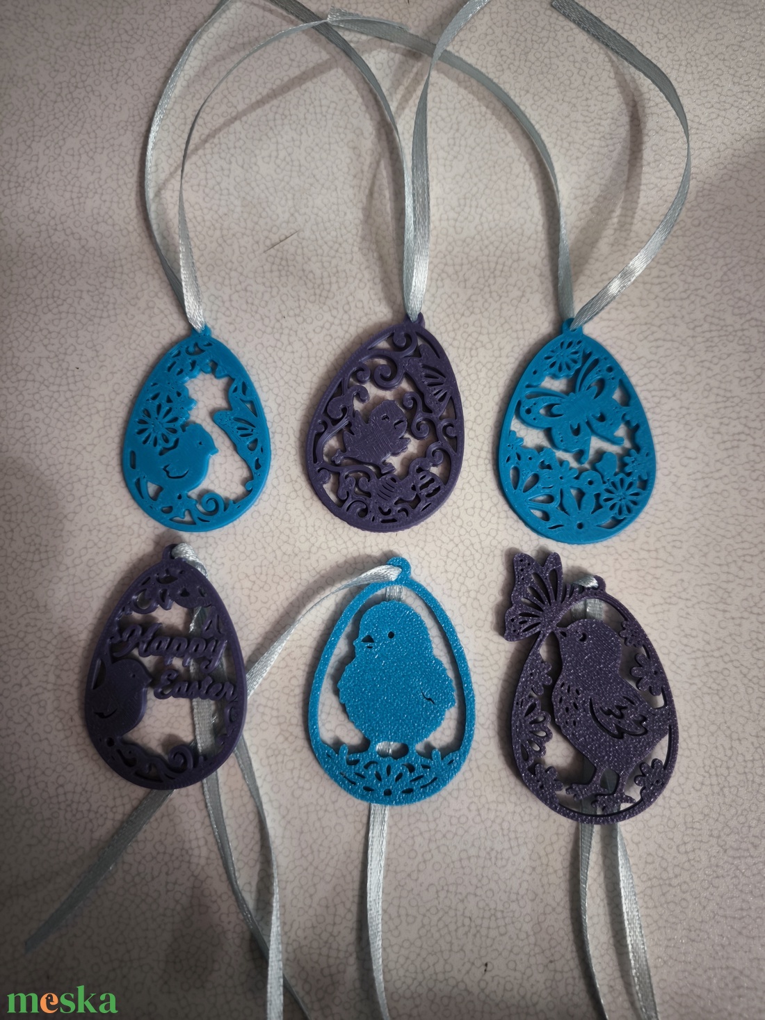 Tojásdíszek tojásfához - ünnepi díszek, dekorációk - húsvéti díszek és dekorációk - húsvéti tojásfadíszek - Meska.hu