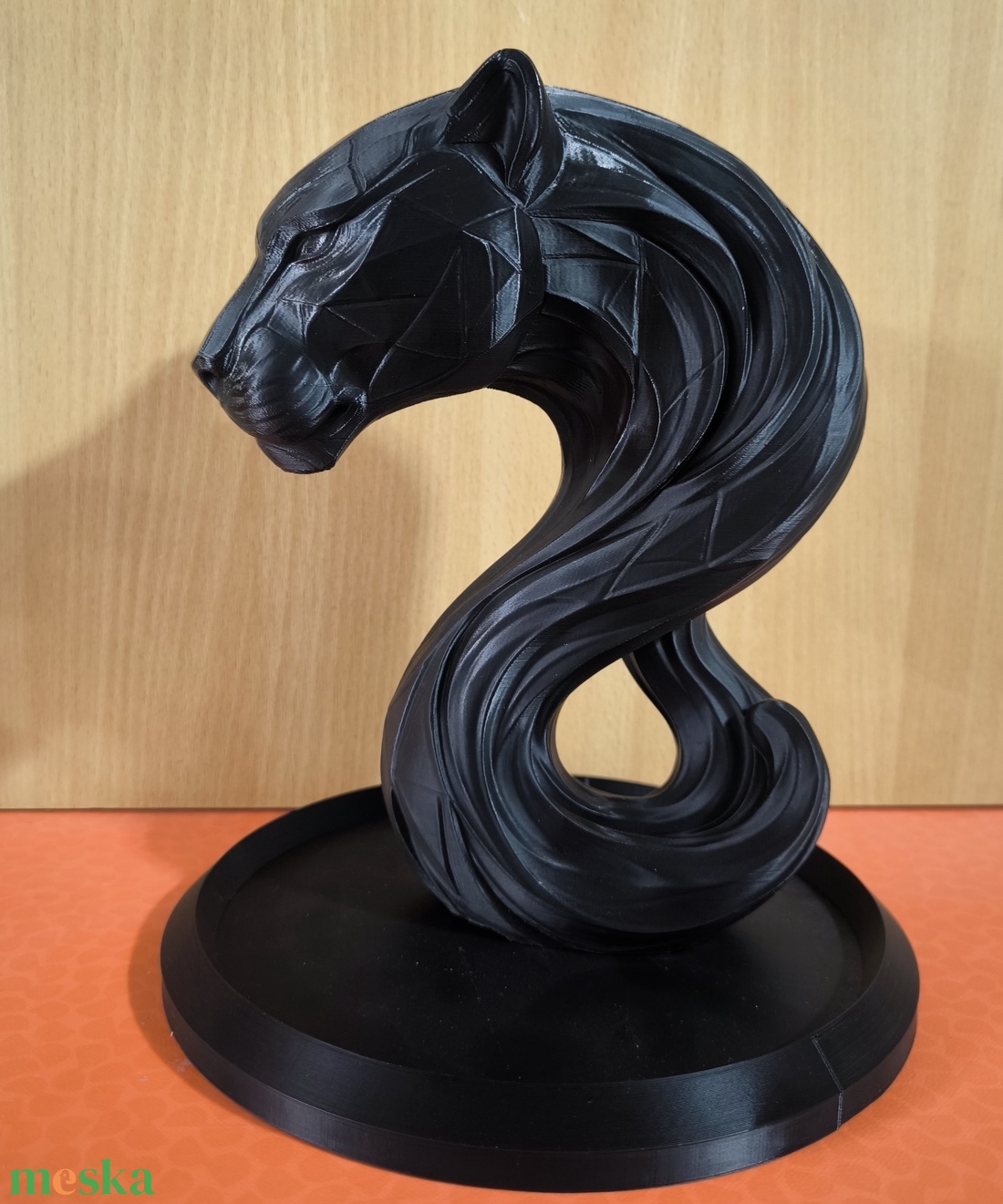 Párduc fejhallgató-tartó - otthon & életmód - tárolás & rendszerezés - íróasztali tároló - Meska.hu