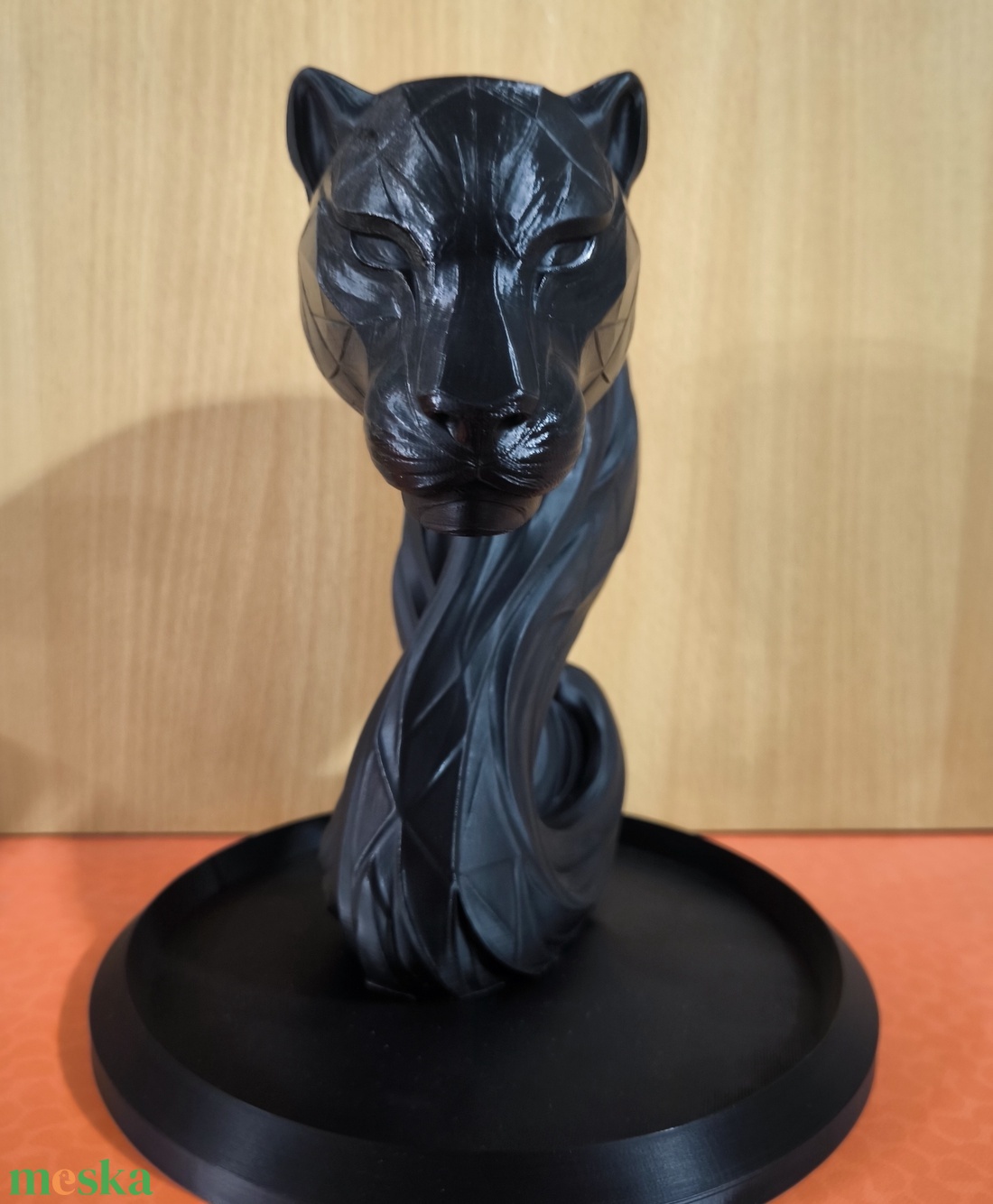 Párduc fejhallgató-tartó - otthon & életmód - tárolás & rendszerezés - íróasztali tároló - Meska.hu