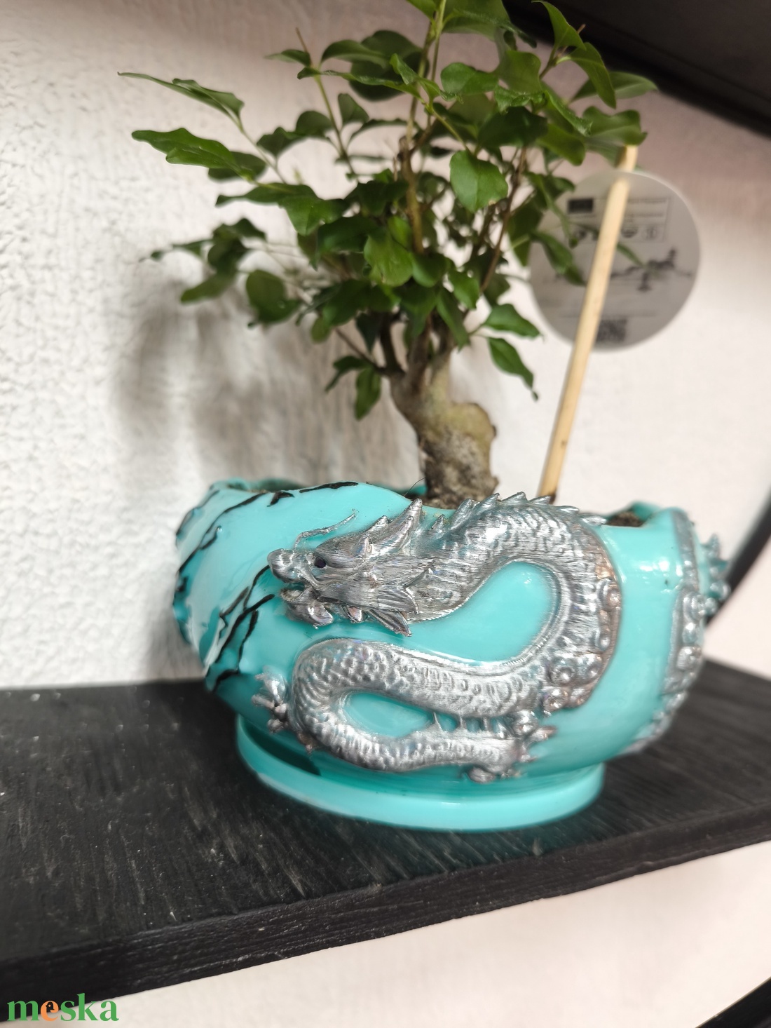 Sárkányos Bonsai Kaspó - otthon & életmód - virágdekoráció - virágtartó - kaspó - Meska.hu