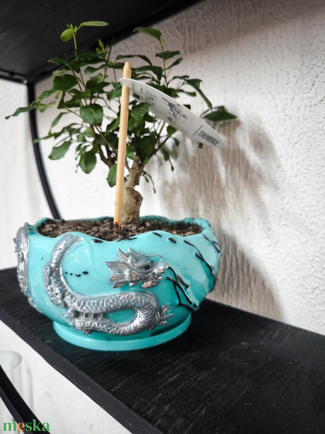 Sárkányos Bonsai Kaspó - otthon & életmód - virágdekoráció - virágtartó - kaspó - Meska.hu