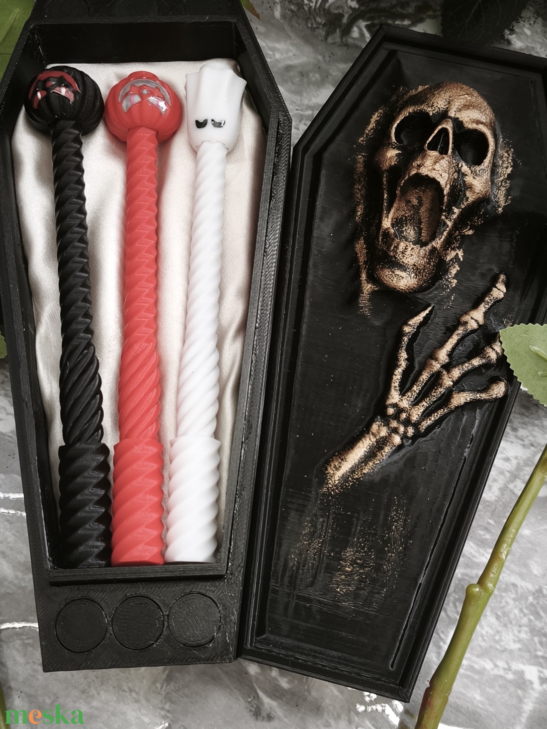 Halloweeni toll szett - otthon & életmód - papír, írószer - ceruza & toll - Meska.hu