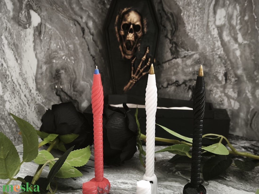 Halloweeni toll szett - otthon & életmód - papír, írószer - ceruza & toll - Meska.hu