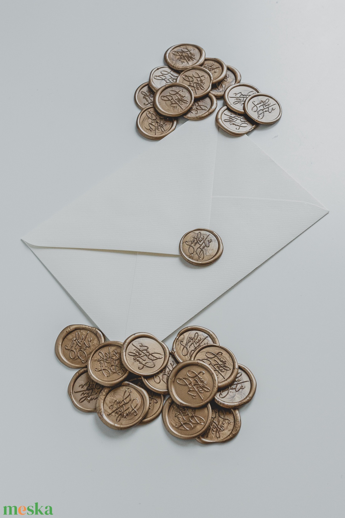 Bronz viaszpecsét (Save the date) - esküvő - meghívó & kártya - meghívó - Meska.hu Bronz viaszpecsét (Save the date) - esküvő - meghívó & kártya - meghívó - Meska.hu