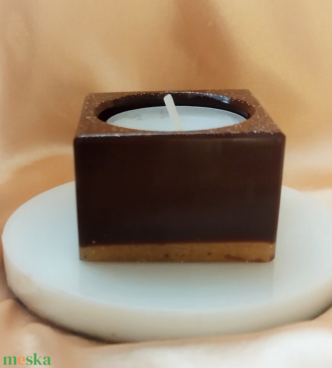 Mécsestartó  - karácsony - karácsonyi lakásdekoráció - ünnepi asztaldekoráció - Meska.hu