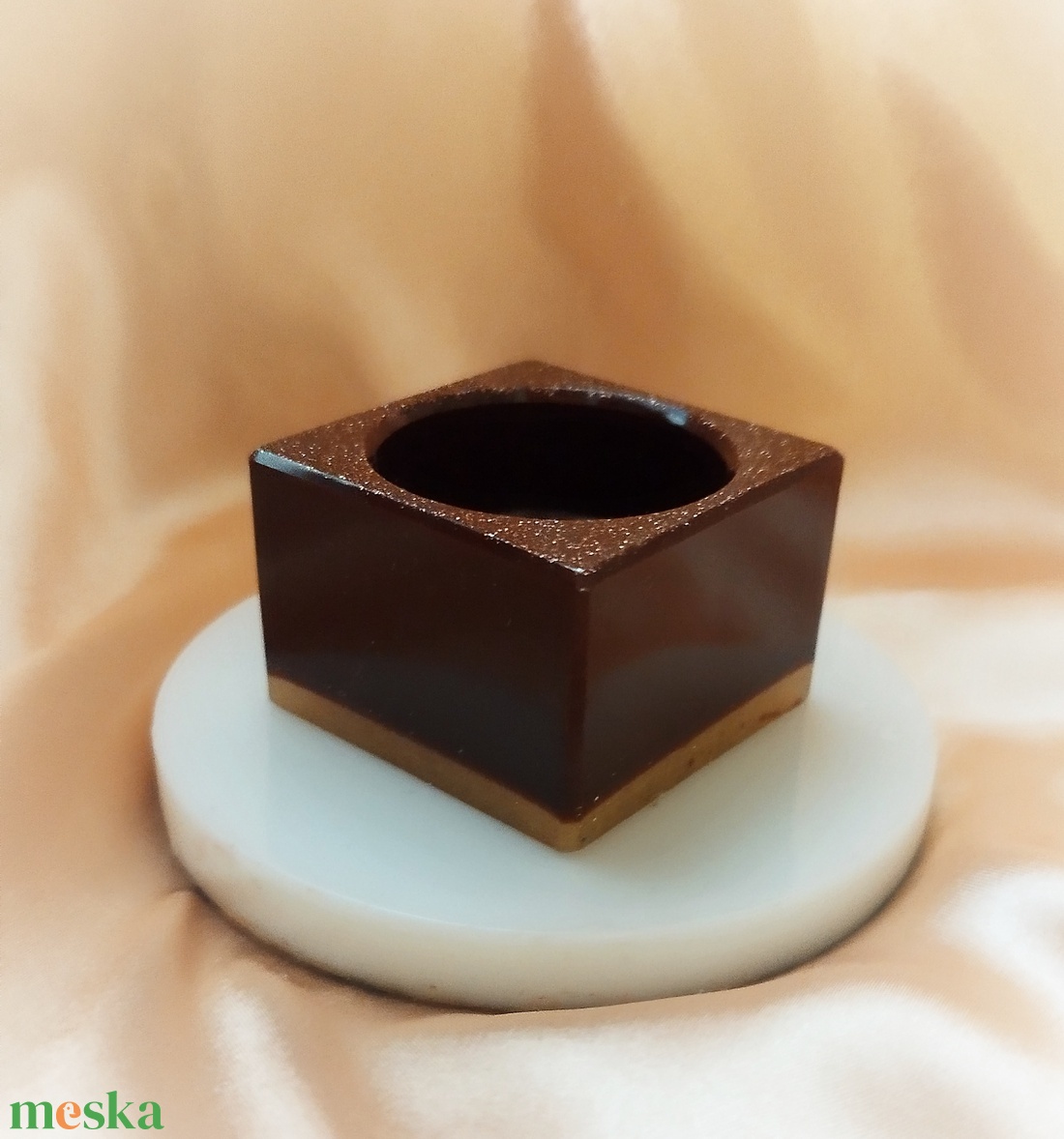 Mécsestartó  - karácsony - karácsonyi lakásdekoráció - ünnepi asztaldekoráció - Meska.hu