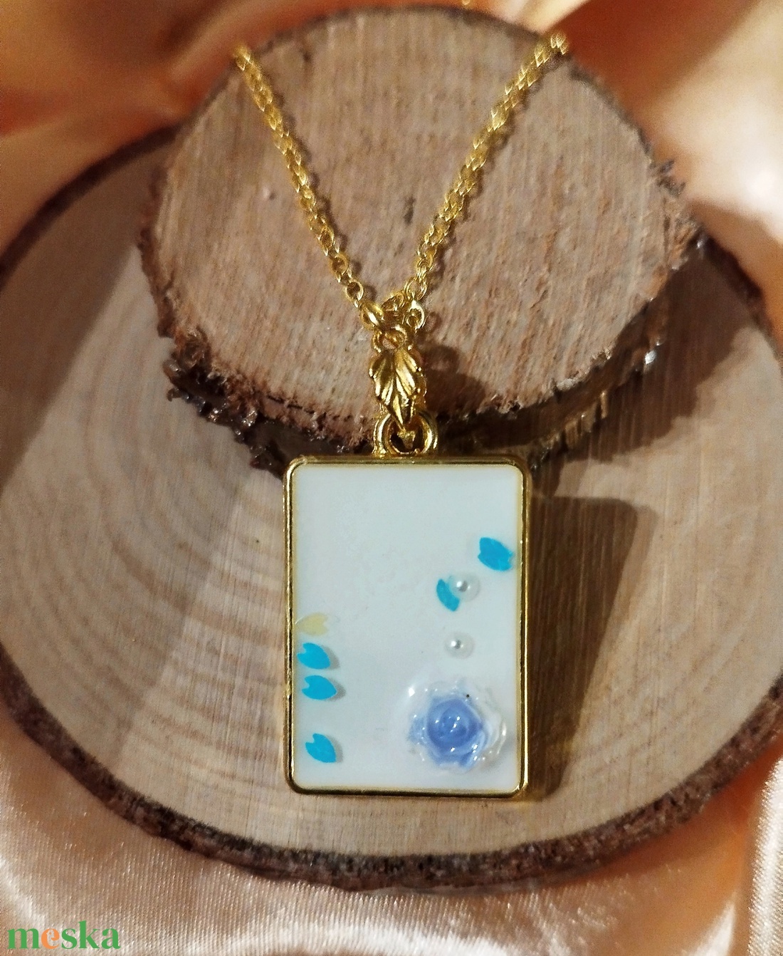 Nyaklánc medállal - ékszer - nyaklánc - medál - Meska.hu