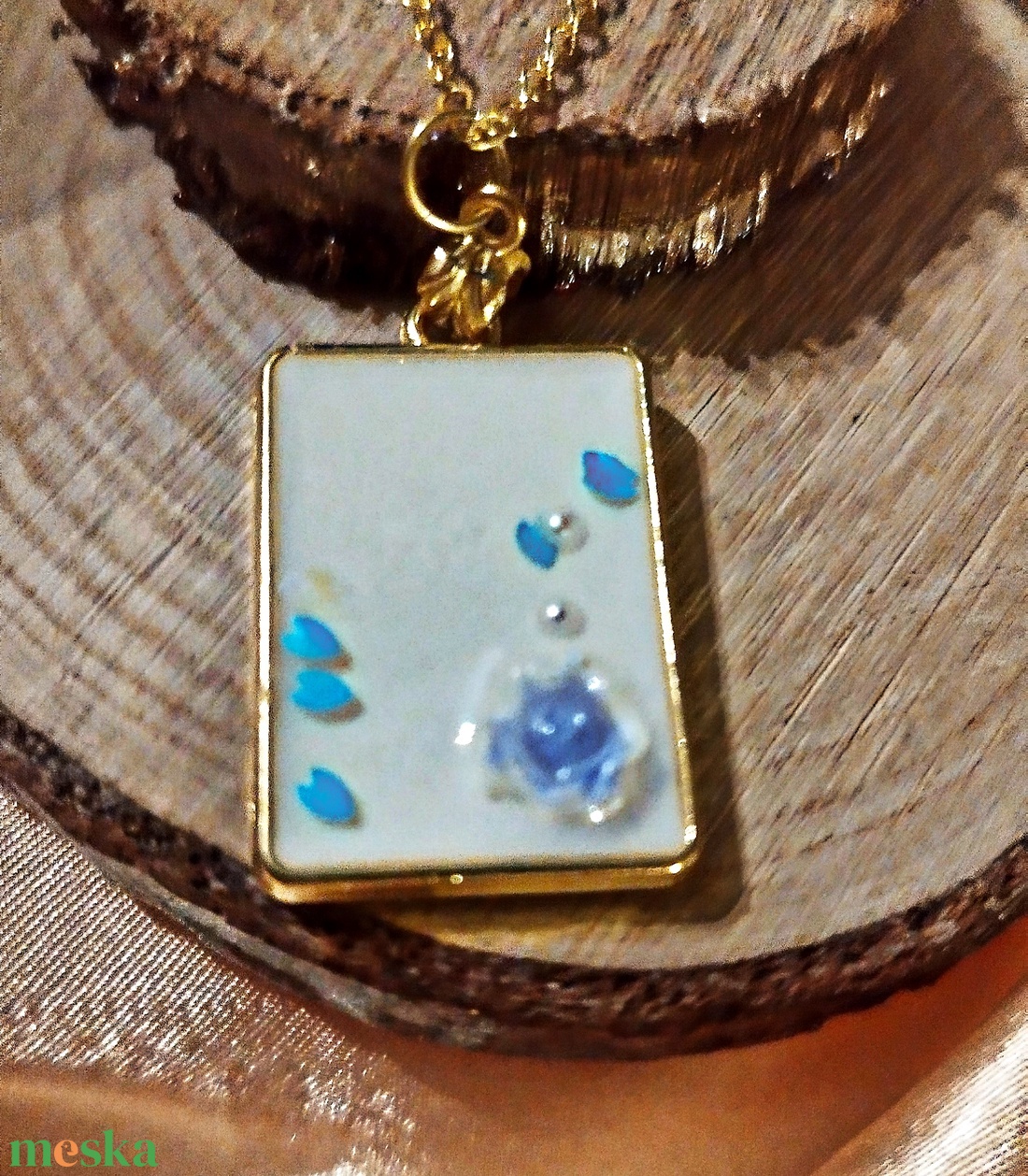 Nyaklánc medállal - ékszer - nyaklánc - medál - Meska.hu