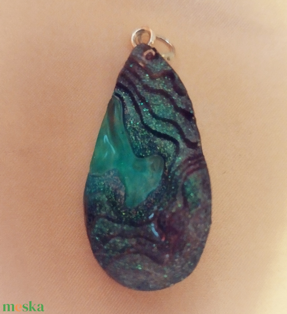 Dombor mintás színes női medálok - ékszer - nyaklánc - medál - Meska.hu