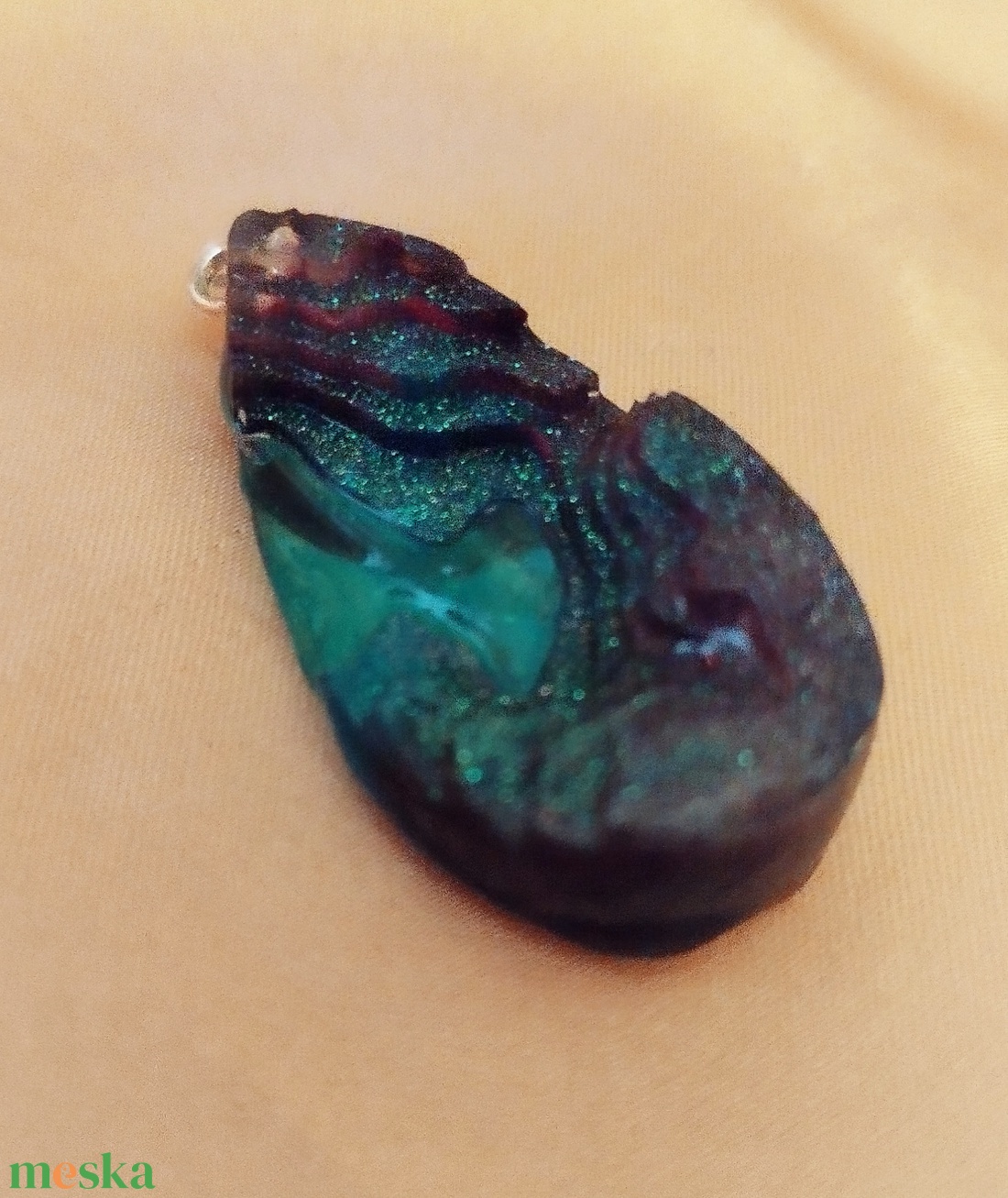 Dombor mintás színes női medálok - ékszer - nyaklánc - medál - Meska.hu