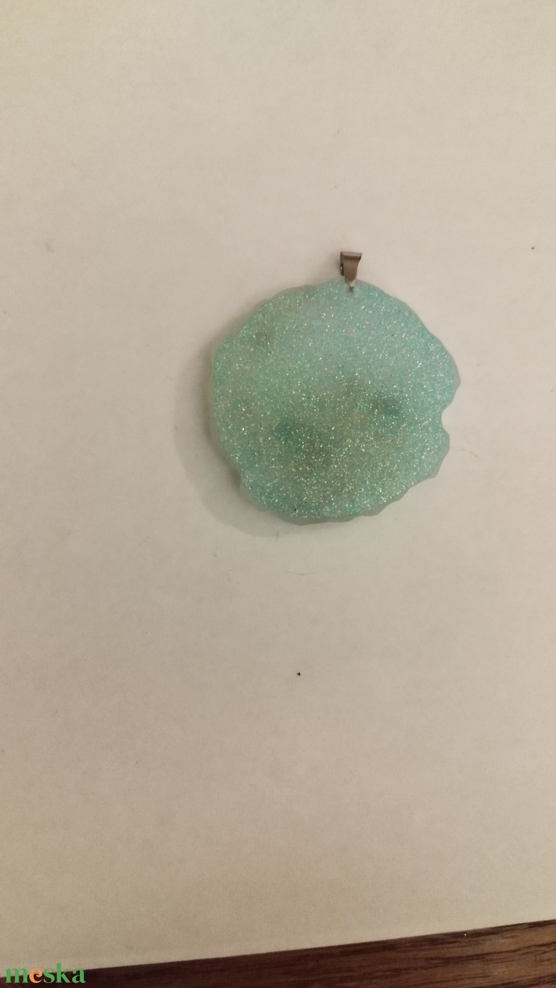 Égszínkék női medál ásványokkal - ékszer - nyaklánc - medál - Meska.hu