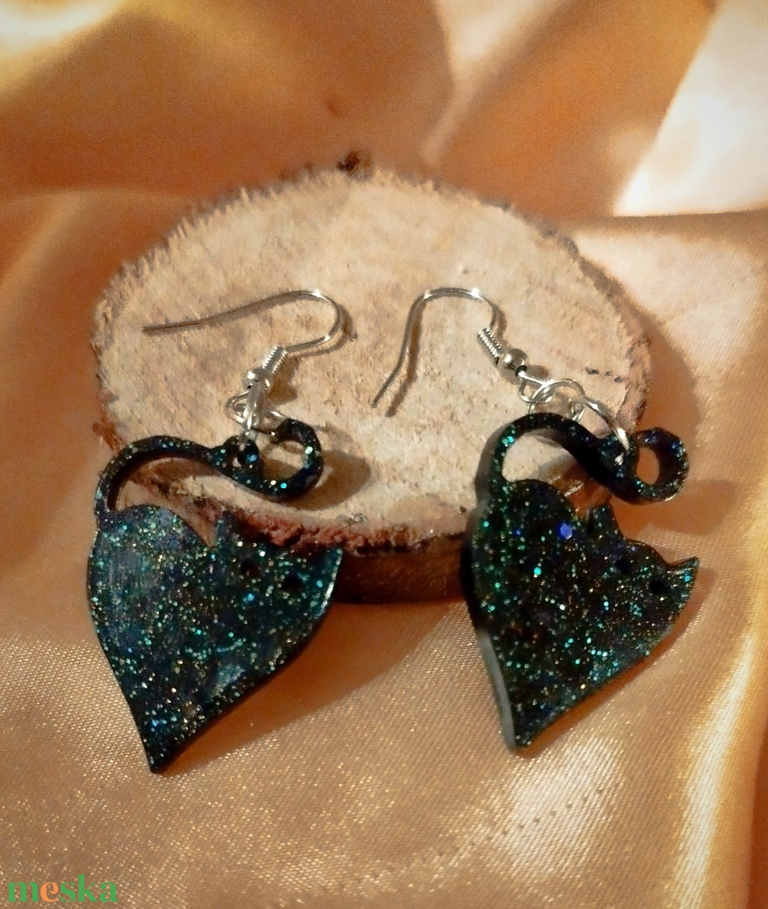 Cica fülbevaló - ékszer - fülbevaló - fülékszer - Meska.hu