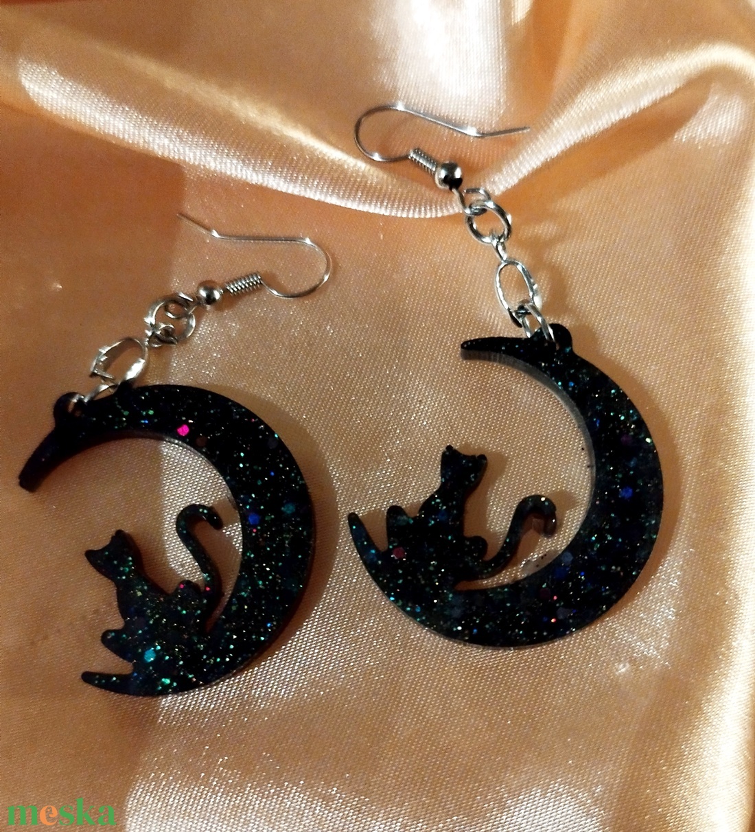 Cica fülbevaló - ékszer - fülbevaló - fülékszer - Meska.hu