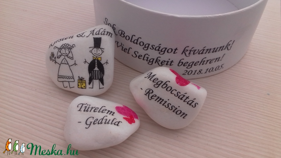 Motivációs német-magyar kövek díszdobozzal - - Meska.hu Motivációs német-magyar kövek díszdobozzal - - Meska.hu