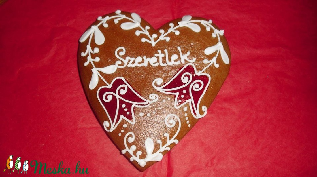 Tulipános szív - élelmiszer - édesség - Meska.hu Tulipános szív - élelmiszer - édesség - Meska.hu