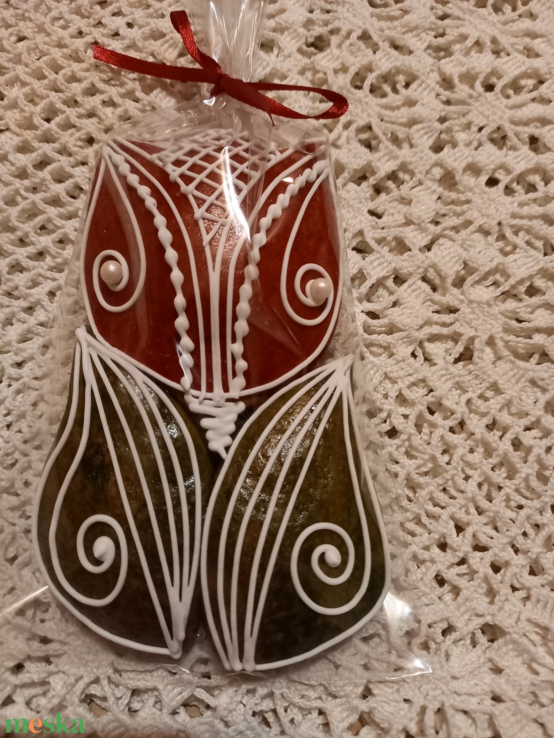  Tulipán piros  - esküvő - emlék & ajándék - köszönőajándék - Meska.hu