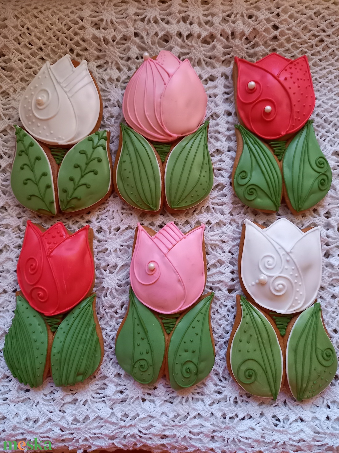  Tulipán színes  - esküvő - emlék & ajándék - köszönőajándék - Meska.hu