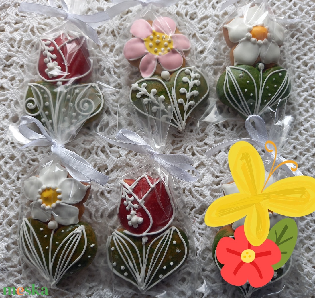  Kisvirágok  5 db - esküvő - emlék & ajándék - köszönőajándék - Meska.hu