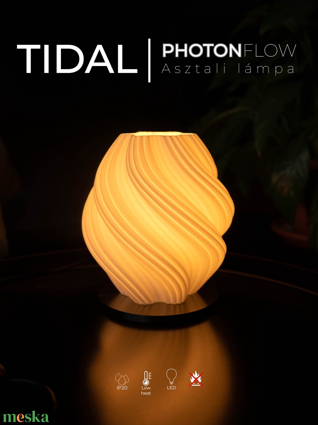 Photonflow - Tidal - asztali lámpa - otthon & életmód - lámpa - asztali lámpa - Meska.hu