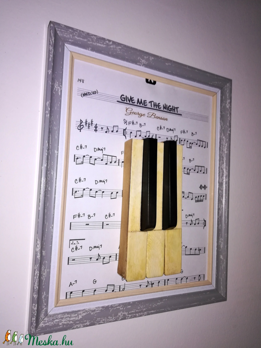 zongora billentyűk képkeretben - diy (csináld magad) - Meska.hu zongora billentyűk képkeretben - diy (csináld magad) - Meska.hu