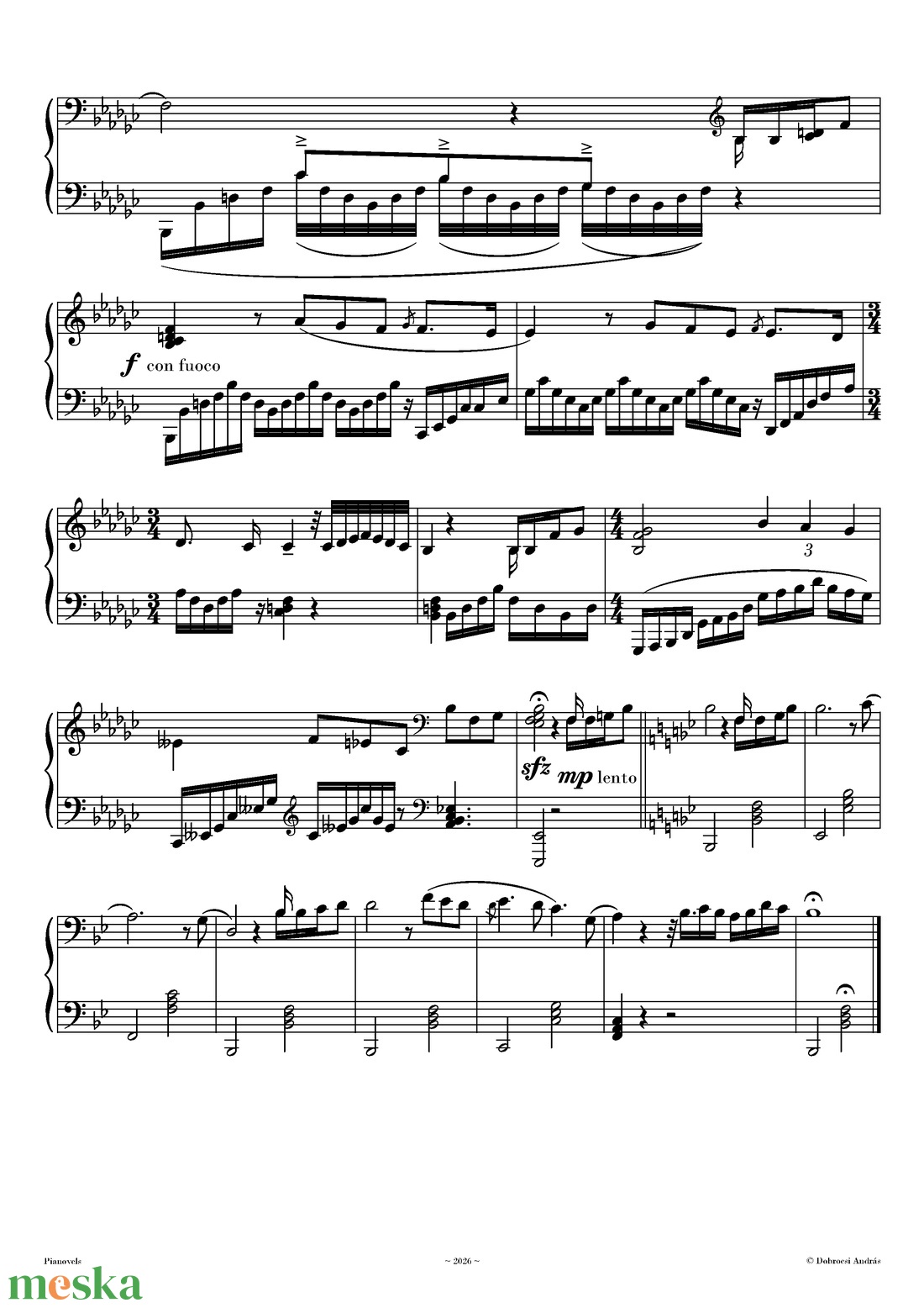 P U R E  Egyedi romantikus zongoradarab - otthon & életmód - dekoráció - asztal és polc dekoráció - zenedoboz - Meska.hu