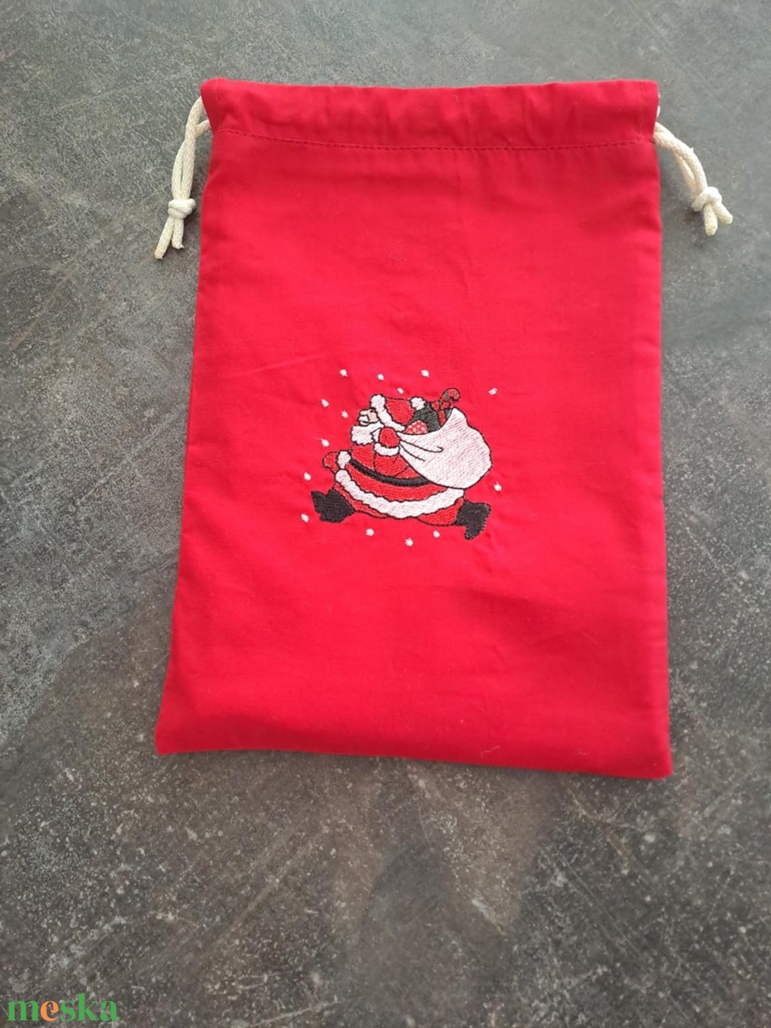 Varrott Mikulás zsák - karácsony - mikulás - mikulás zsák - Meska.hu Varrott Mikulás zsák - karácsony - mikulás - mikulás zsák - Meska.hu