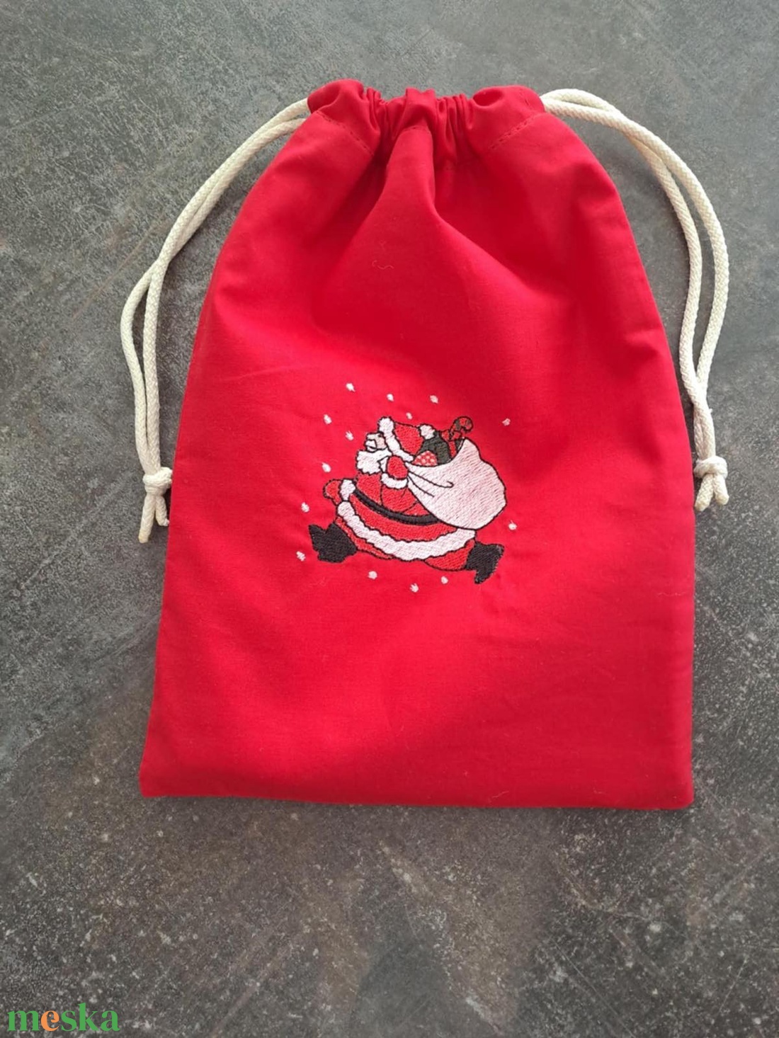 Varrott Mikulás zsák - karácsony - mikulás - mikulás zsák - Meska.hu Varrott Mikulás zsák - karácsony - mikulás - mikulás zsák - Meska.hu