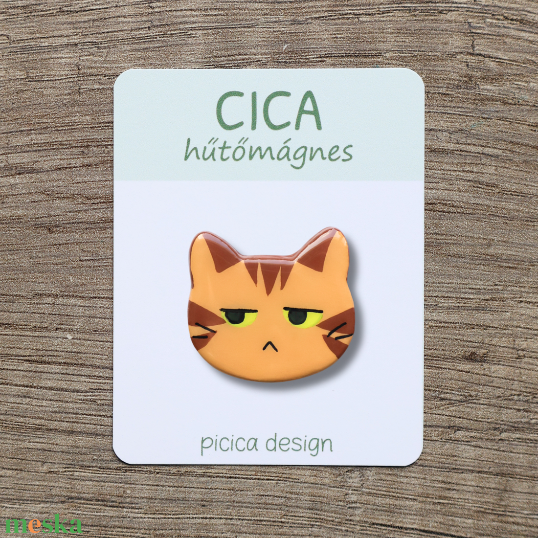 Cica hűtőmágnes - Barna cirmos Morcos - otthon & életmód - konyhafelszerelés, tálalás - konyhai dekoráció - hűtőmágnes - Meska.hu Cica hűtőmágnes - Barna cirmos Morcos - otthon & életmód - konyhafelszerelés, tálalás - konyhai dekoráció - hűtőmágnes - Meska.hu